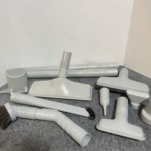 Kirby Vacuum Attachments Tool Set Gray Floor Upholstery Brush Crevice Wands